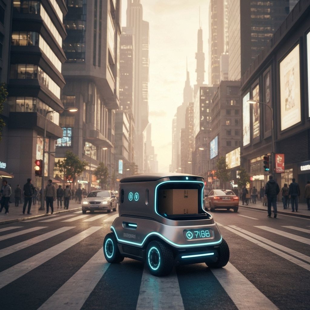 Delivery Robots Navigate City Streets with 99.9% Safety Record